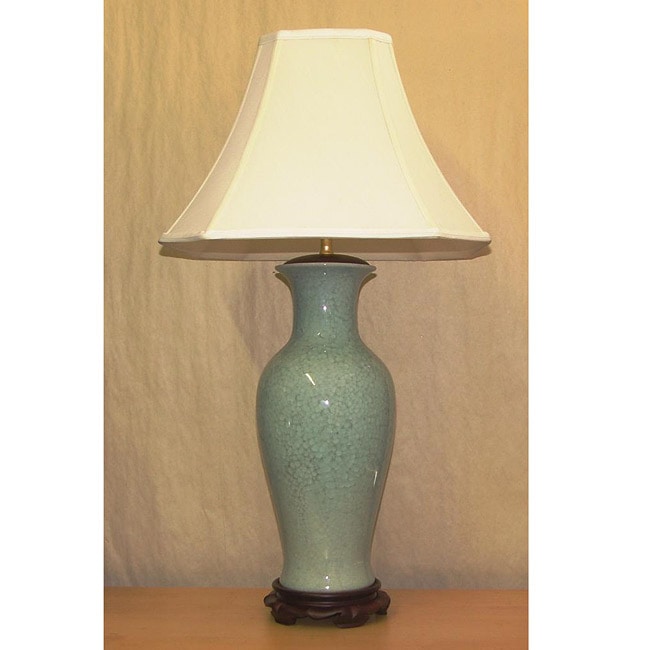 Light Blue Porcelain Crackle Table Lamp Today $191.99 