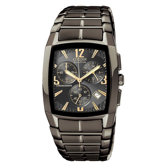 black citizen eco drive mens watch