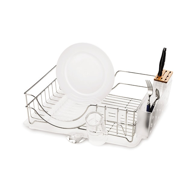 Simplehuman Steel Knife Block and Dish Rack  