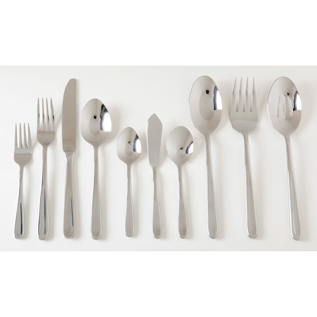 Gibson Alizza Stainless Steel 45 piece Flatware Set  