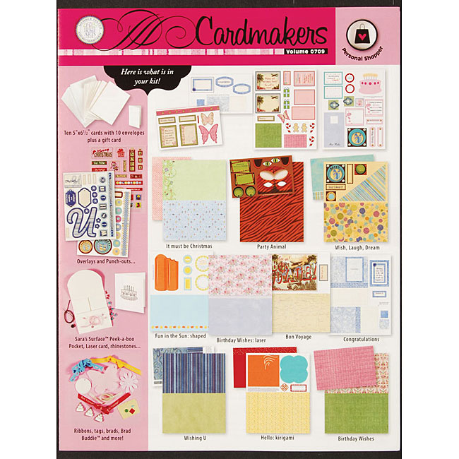 Press Cardmakers Personal Shopper July 2009 Today $18.49