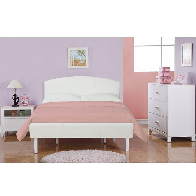 White Candy 3 Piece Twin Bedroom Set