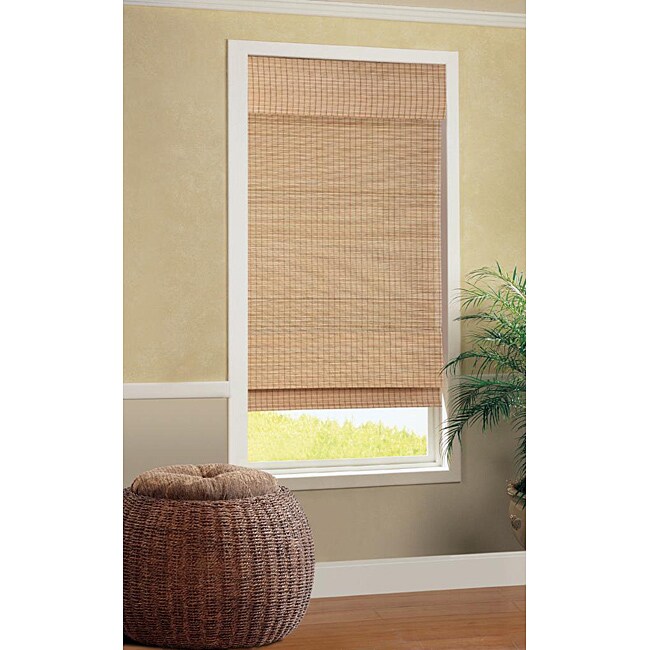 Tiki Cordless Bamboo Roman Shade (34 in. x 72 in.)