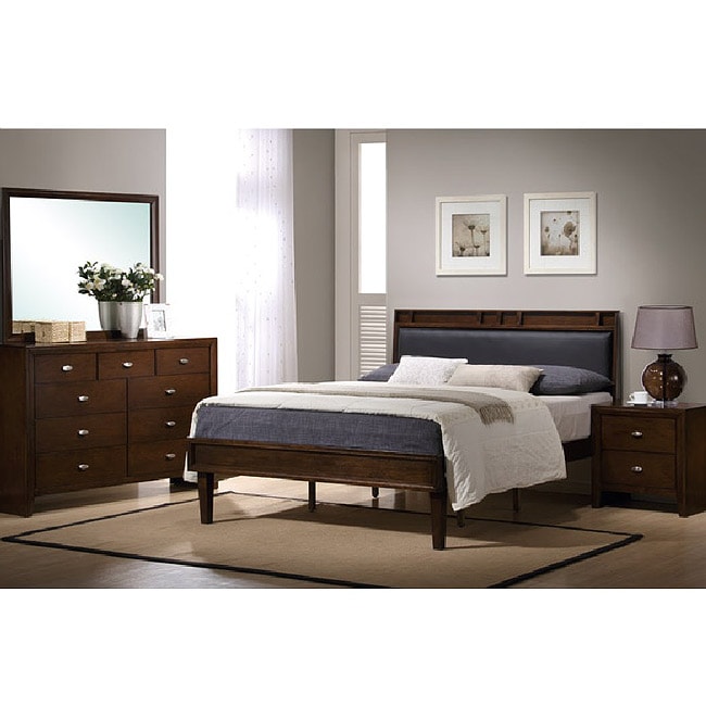 Monaco Queen size 3 piece Storage Bedroom Set  