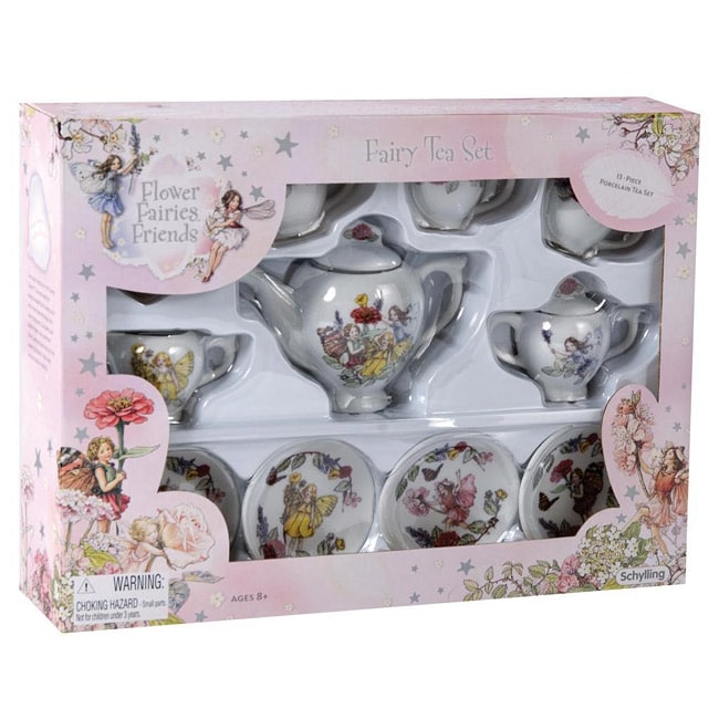 Schylling Flower Faires Porcelain Tea Set  