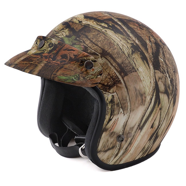 Raider Adult Mossy Oak Open Face Helmet Today 