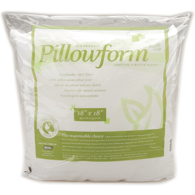 Mountain Mist Eco Friendly Pillowforms (18 x 18) Batting & Interfacing