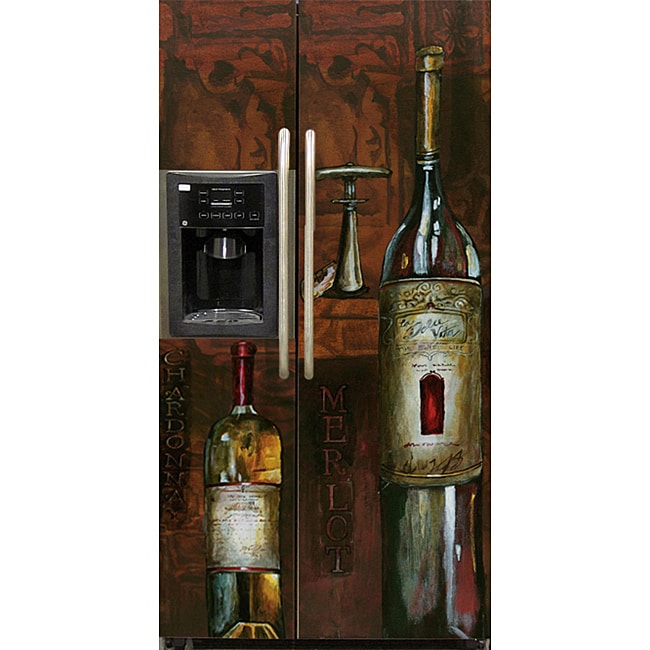 Appliance Art Old World Wine Refrigerator Cover (Side/ Side 