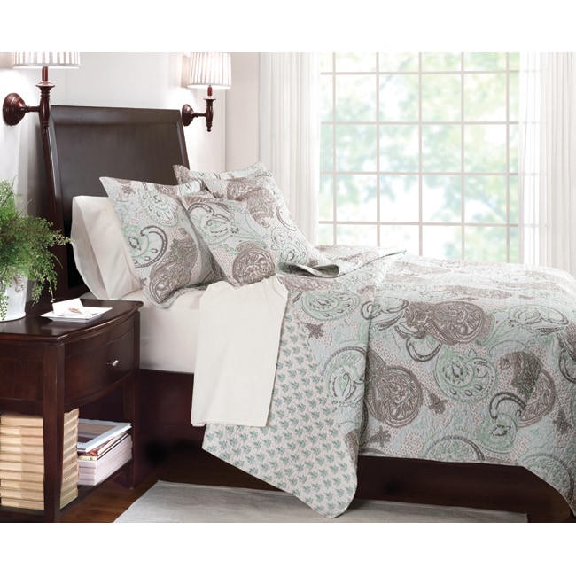 Jamison Dorset Light Full/Queen size 3 piece Quilt Set  