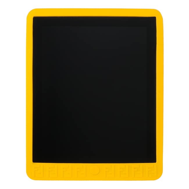 Fendi Zucchino Yellow Rubber iPad Case for Ipad 1  