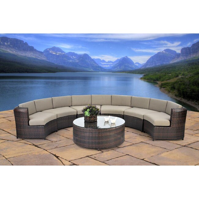 Beverly 7 Piece Semicircle Sectional Sofa Set Free Shipping Beverly 7 Piece Semicircle Sectional Sofa Set