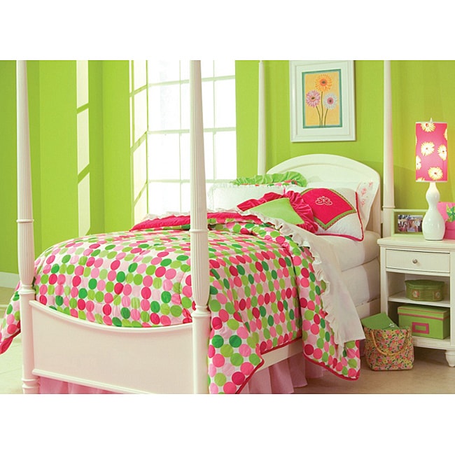 Polka Dot Twin size Comforter Set  