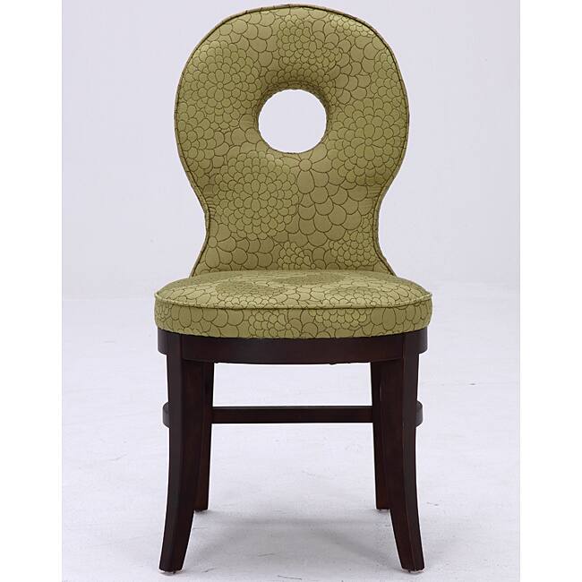 Sunpan Claudine Solid Wood Avocado Dining Chairs (Set of 2)