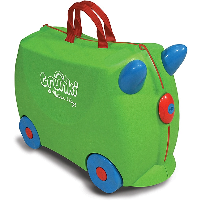 Melissa   Doug Green Trunki Jade Ride on Luggage