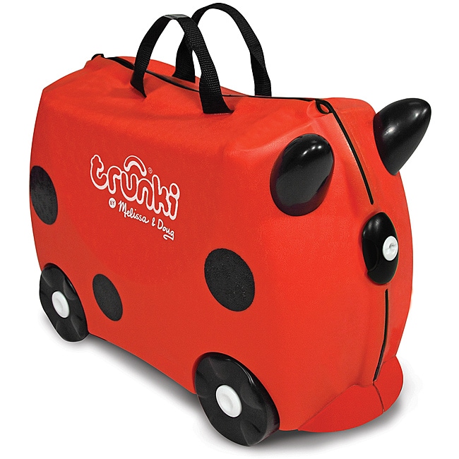 Melissa   Doug Red Trunki Ruby Ride on Luggage