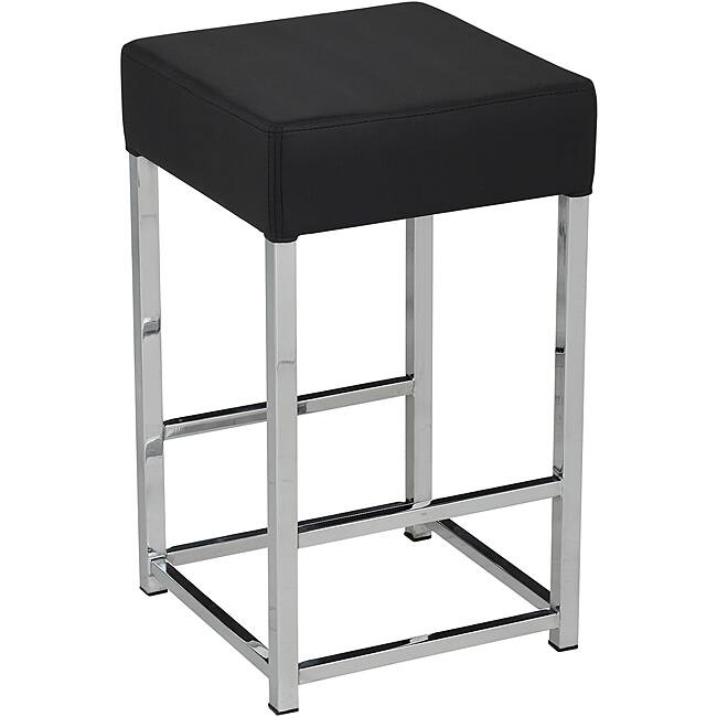 Sunpan Tank 26-inch Metal Black Counter Stool