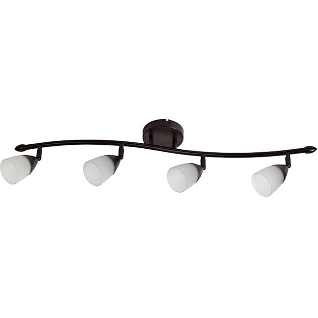 Transitional 4-light Dark Rubbed Bronze Bath Bar