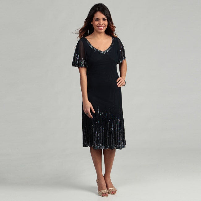 Connected Apparel Womens Short sleeve Dress  