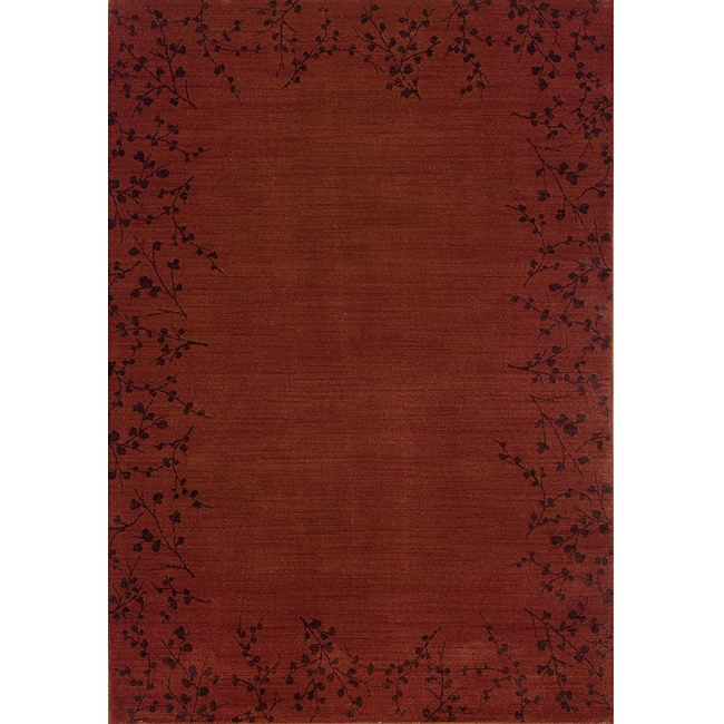 Ellington Red/brown Transitional Area Rug (67 X 96)