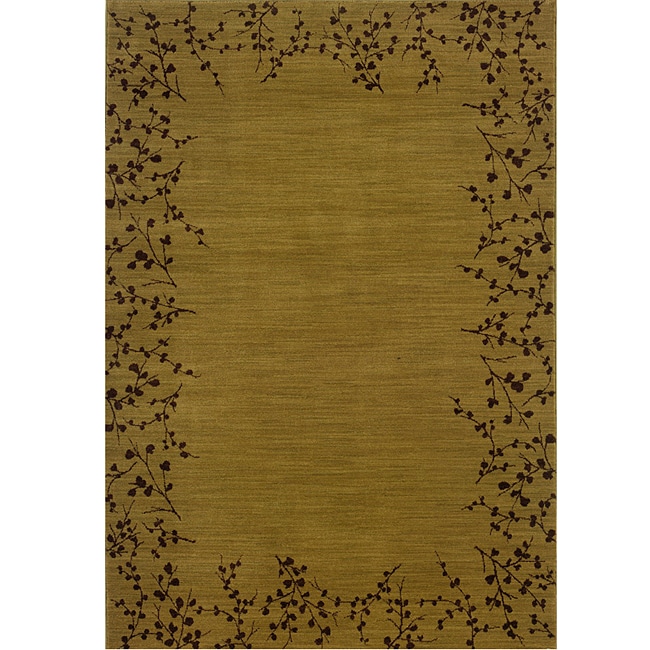 Ellington Gold/brown Transitional Area Rug (78 X 1010)