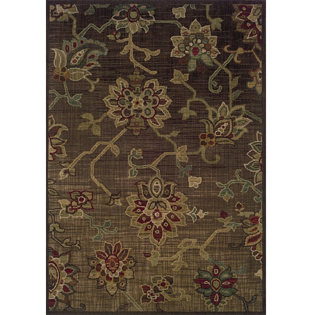 Ellington Brown/green Transitional Area Rug (310 X 55)