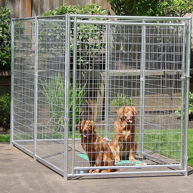 Lucky Dog 6x10 foot Galvanized Welded Wire Kennel  