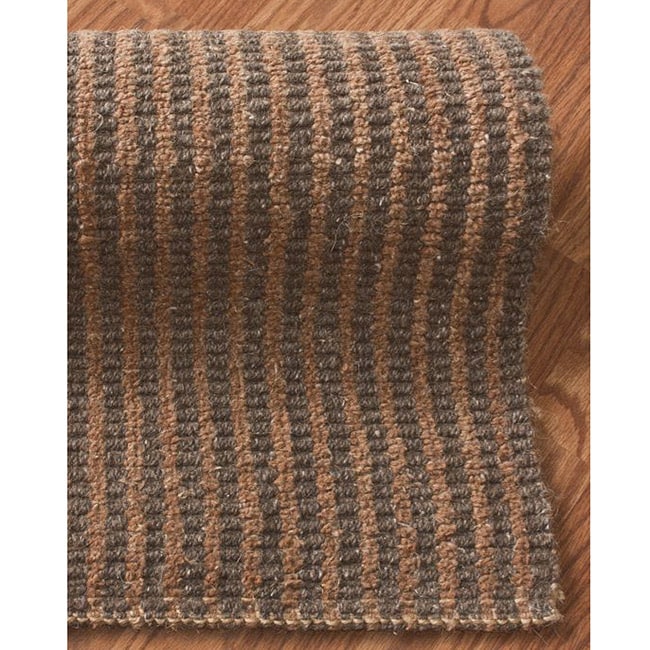 nuLOOM Handmade Texture Copenhagen Jute and Wool Rug (5' x 8') Nuloom 5x8   6x9 Rugs