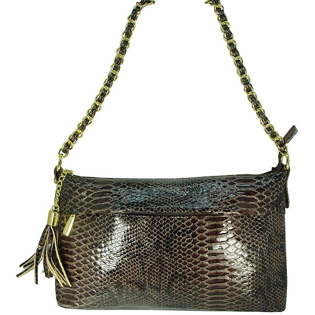 Ronella Lucci Vecceli Snake Embossed Crossbody - Free Shipping On ...