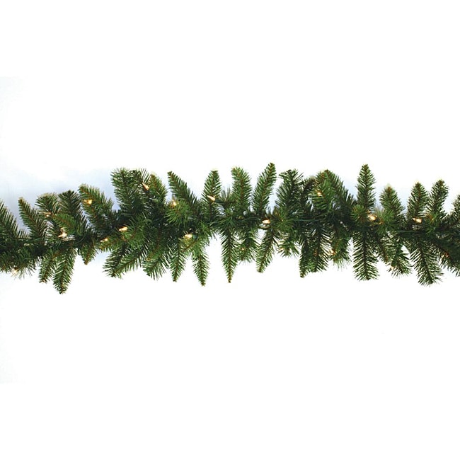 Good Tidings 96730 9-foot 50-lights Allegheny Fir Garland - Free ...