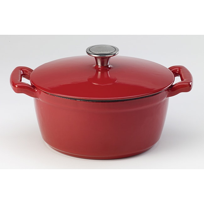 Sabatier Red Enamel 3.5-qt Dutch Oven