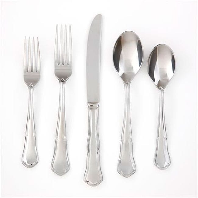 Silversmiths Briarwood Mirror 45 piece Flatware Set