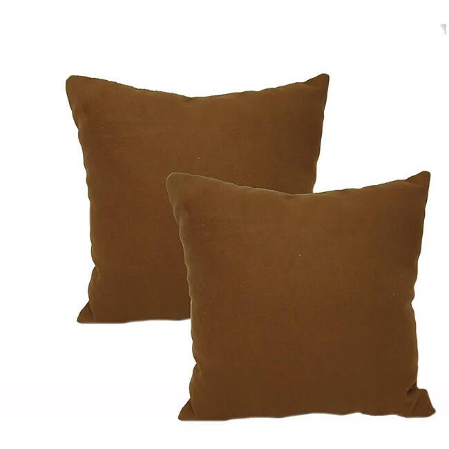 Ultra Twill 16-inch Throw Pillows (Set of 2)