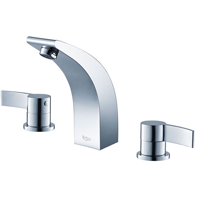 Kraus Illusio Double Handle Widespread Vessel Chrome Faucet - Free ...