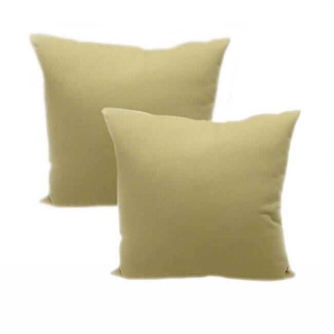 Bago Natural 18x18 Throw Pillows (Set of 2)
