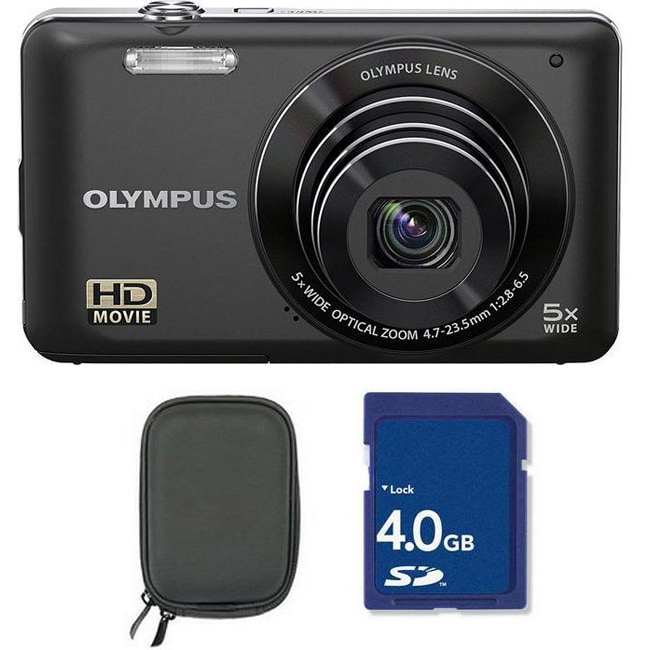 Samsung ST65 14MP Silver Digital Camera with 4GB Kit  