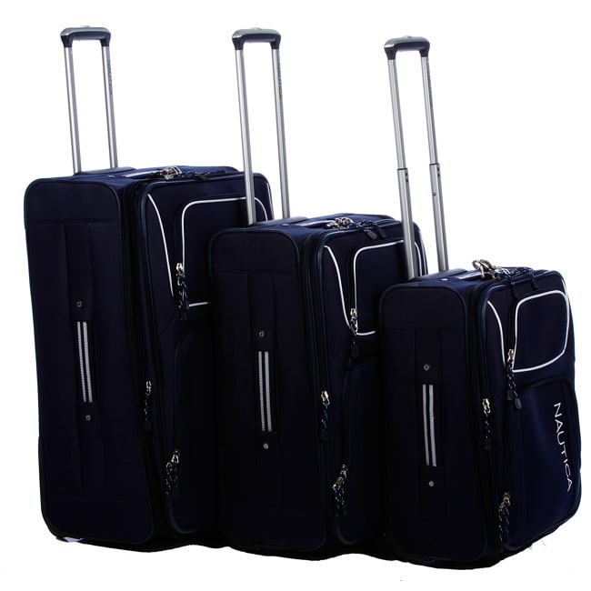 Nautica Steward Navy / White 4 piece Luggage Set Today $214.99