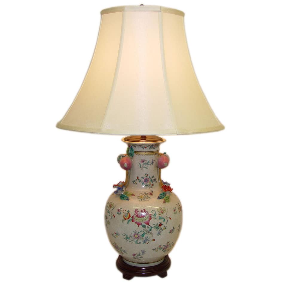 Flower Vase Porcelain Table Lamp
