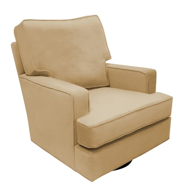 Studio Tan Microfiber Glider