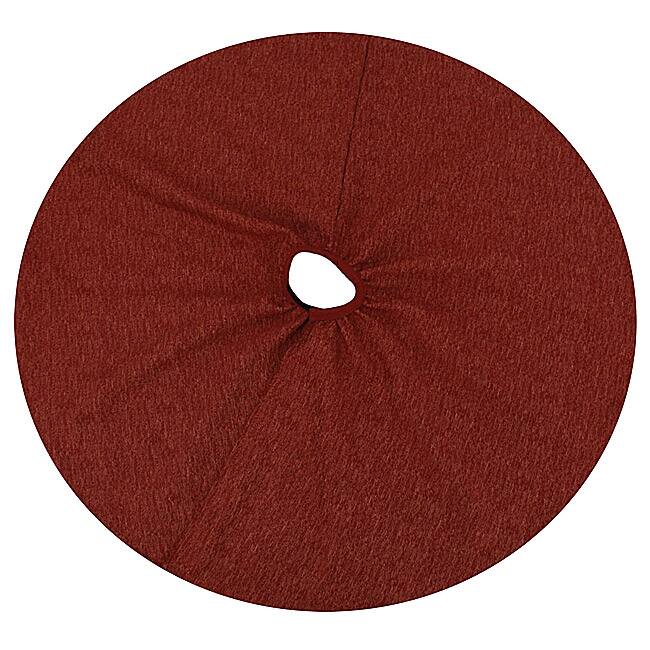 Tussah Henna/ Presto Ruby Reversible Holiday Tree Skirt