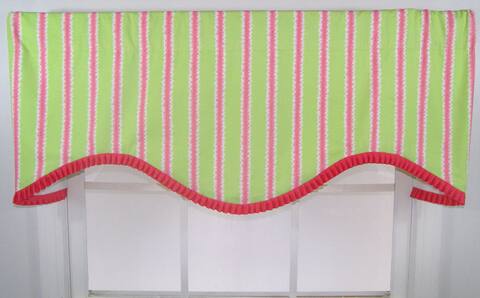 Squiggy Cotton Cornice Valance