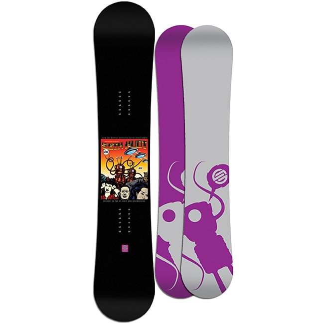 Santa Cruz Mens Black Seth Huot 158cm Snowboard