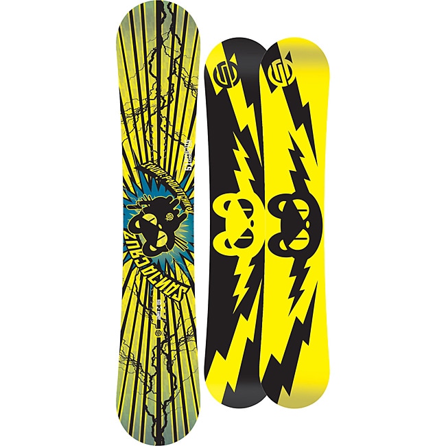 Santa Cruz Mens Yellow Iouri Ipod Pro TT 154cm Snowboard