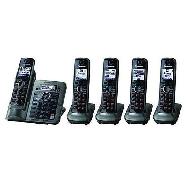   DECT 6.0 Cordless Answering System with 5 Handsets (Refurbished