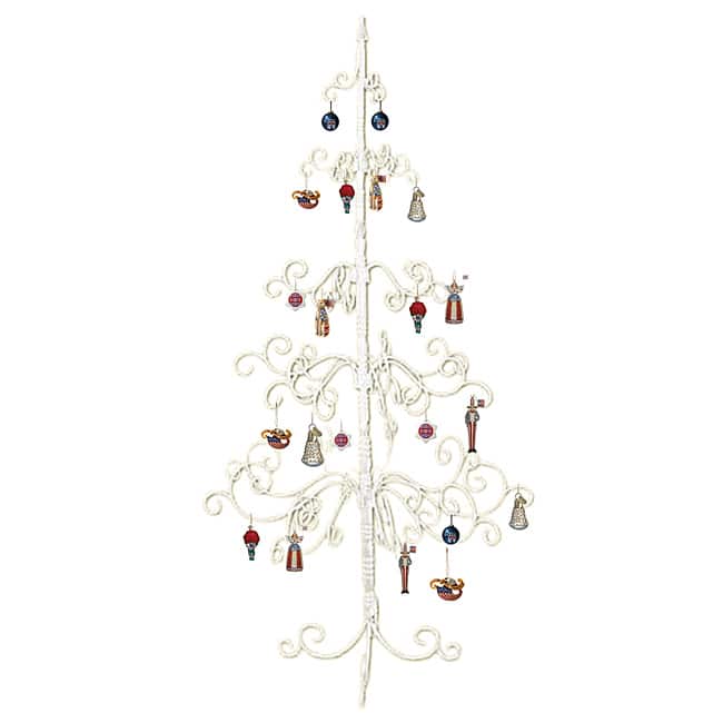 White Wrought Iron Christmas Tree