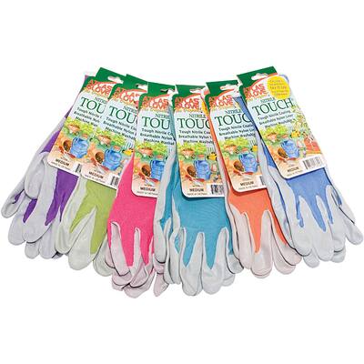 Atlas Assorted Color Large Nitrile Touch Gloves (Set of 4)
