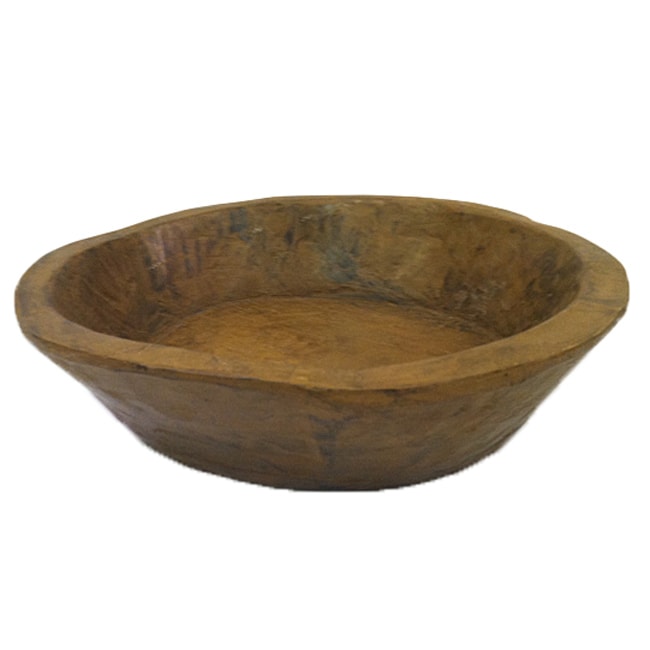 Wood Indian Dough Kneading Bowl Free Shipping Today