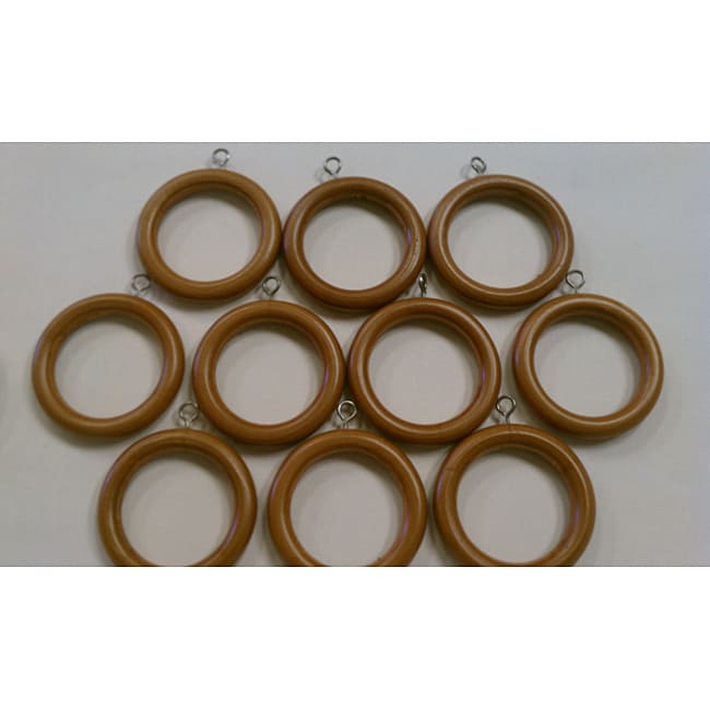 Walnut Wooden Rings (Set of 10)  