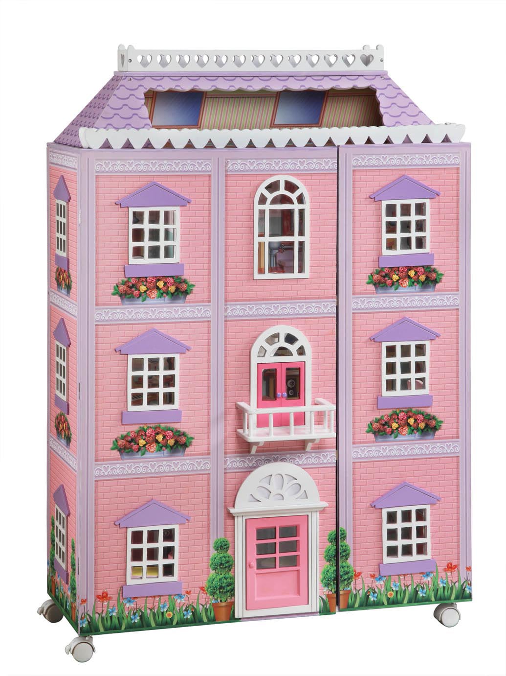 Teamson London Mansion W Furniture Kids Doll House Free Shipping   L13958220 