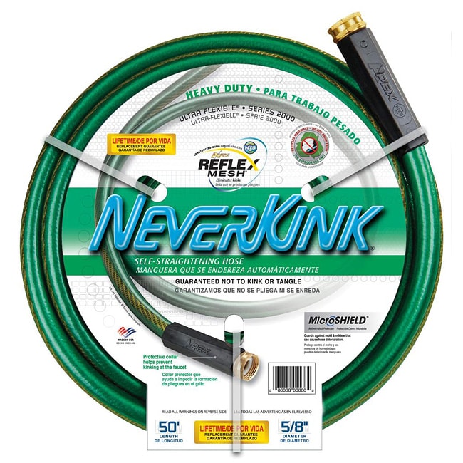 Teknor 8605 Neverkink Ultraflex Hose (50 Feet) (greenLength 50 feetWidth 5/8 inchContains microshield to prevent mold/ mildewSet Includes One (1) hoseModel No 860550 )