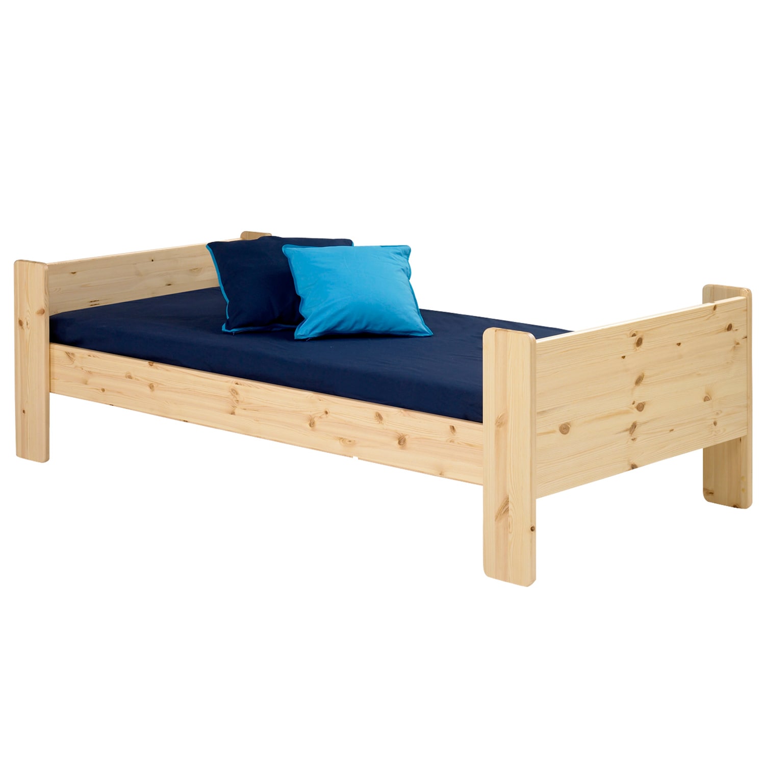Popsicle Natural Twin-size Bed
